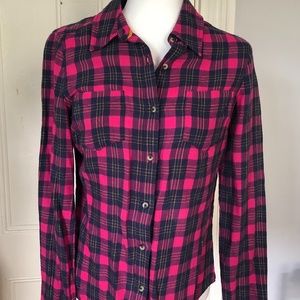 Plaid button up women’s flannel